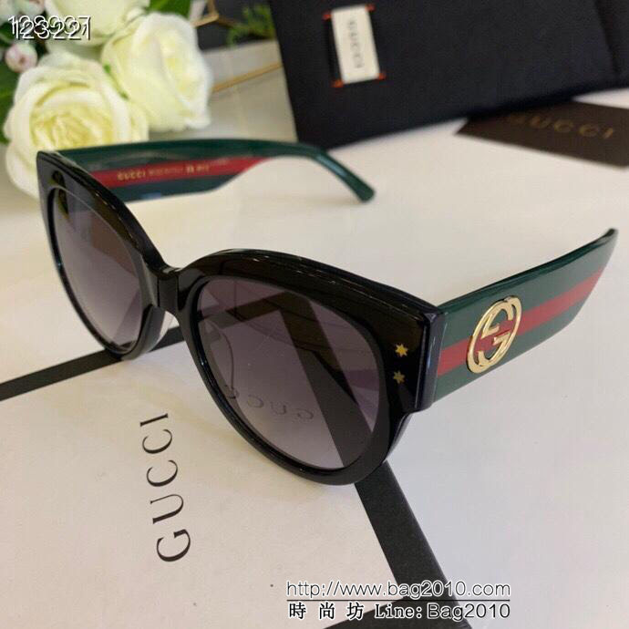 GUCCI古馳 GG 3684FS 經典三色條紋 時尚潮流 男女款 太陽鏡  lly1385